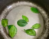A picture of step 6 of Malaysian curry (Lemak) made with coconut milk.