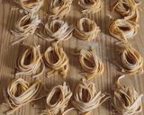 A picture of step 7 of Fettuccine alla Papalina.