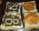 मसाला छोले सैंडविच (masala chole sandwich recipe in Hindi) रेसिपी चरण 4 फोटो
