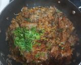 A picture of step 6 of Mutton with bitter gourd.