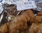 A picture of step 7 of My 2 different flavours for battered chicken. Chilli & BBQ.