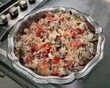 Une image de l'étape 17 de Salade de Riz aux Tomates, Thon, Feta et Romarin.