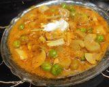मशरूम मटर (Mushroom Matar recipe in Hindi) रेसिपी चरण 3 फोटो