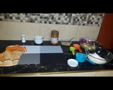 A picture of step 1 of Peanut butter cookies.