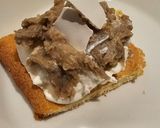 A picture of step 3 of Mont Blanc's Chestnut Puree.