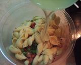 A picture of step 10 of Pasta Salad with Smoked Salmon and Lemon-Marinated Zucchini.
