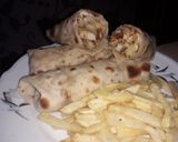 صورة لخطوة 2 من وصفة الشاورما 🌯 في المنزل 😋💖
