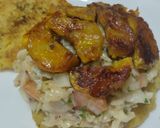 Foto del paso 7 de la receta: Arepa rellena de pescado y plátano maduro🥯🫓🥙