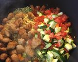 A picture of step 4 of Pearl Barley Minestrone with Italian Sausage.