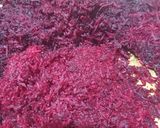 A picture of step 1 of Beetroots bolls.