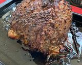 A picture of step 3 of Mustard crusted silverside roast beef and rocket salad #CookEveryPart.