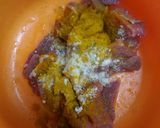 Gambar langkah 1 resipi Daging goreng kunyit brokoli #phopbylinimohd #batch18.