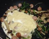A picture of step 4 of Cream Pasta with Leftover White Sauce.
