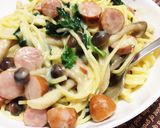 A picture of step 5 of Cream Pasta with Leftover White Sauce.