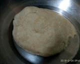 A picture of step 2 of Mava ghujiya prasada.