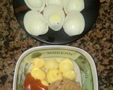 Foto del paso 1 de la receta: Huevos rellenos de atún
