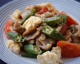 A picture of step 10 of Sweet and Sour Stir-Fried Eggplant and Bell Peppers.