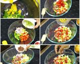 A picture of step 1 of Mexican nachos salad.
