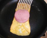 A picture of step 4 of Ham and Egg Sandwich for Lunch or Bento.