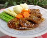 รูปขั้นตอนการทำที่ 6 ของ หมูอบกระเทียมพริกไทยดำ