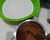 Foto langkah ke 4 dari resep Kue Lapis Tepung Beras Coklat Moka.