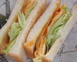 A picture of step 12 of Ham and Egg Sandwich for Lunch or Bento.