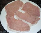 Bazsalikomos sertésszelet recept fázis 1 fotója