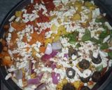 A picture of step 7 of Rainbow pizza 🌈 🍕🍕.