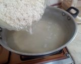 A picture of step 5 of Garlic rice.