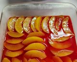 Foto del paso 4 de la receta: Postre de verano de durazno con gelatina