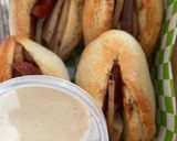 รูปขั้นตอนการทำที่ 7 ของ Baguette Vietnamese Sandwich🥖🌶️🍅🧄แซนวิชเวียดนาม Banh Mi🥖🌶️EP:ไส้หมูย่าง&แครอทดองพริกสด🌶️