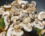 A picture of step 3 of Bellpepper Mushroom Gravy.