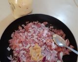 A picture of step 2 of Chicken salad.
