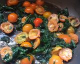 Foto del paso 1 de la receta: Salmón con salsa de espinacas y tomate cherry