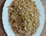 A picture of step 2 of Egg fried rice.