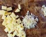 Hình bước làm 1 của món Soup cốm