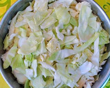 Foto del paso 4 de la receta: Col al vapor con habas lombardas y sofrita de curry panang