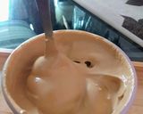 A picture of step 7 of Beaten Coffee.