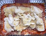 A picture of step 5 of Lasagna!! Easy, budget-friendly, delicious, and of course...KETO-FRIENDLY.
