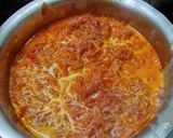 A picture of step 8 of Rice, dal, salad, mixed subzi carrot halwa.