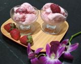 A picture of step 4 of Strawberry Curd Ice-cream.