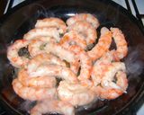 Foto del paso 4 de la receta: Fideos tricolor con camarones