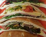 A picture of step 5 of My lovely Sandwiches 💜.