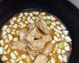 Foto langkah ke 3 dari resep Gulai Labu Parang dan Tahu Dengan Bumbu Instan.