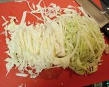 A picture of step 2 of Cabbage Miso Ramen for Diets or Late-Night Snacks.