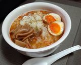A picture of step 6 of Cabbage Miso Ramen for Diets or Late-Night Snacks.