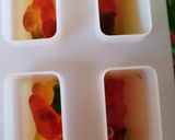 A picture of step 2 of Gummy popsicles.