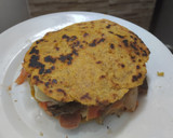 Foto del paso 14 de la receta: Arepa rellena de carne🫓, queso🥩 y ensalada🥯🧀