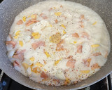 Foto del paso 4 de la receta: Espaguetis con salmón ahumado y huevos de codorniz