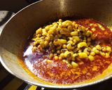 A picture of step 4 of Black eyed beans sabzi.
